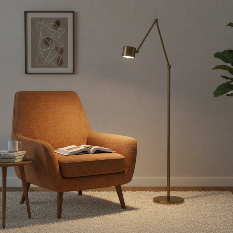 Vloerlamp categorieën 22 Bronzen vloerlamp