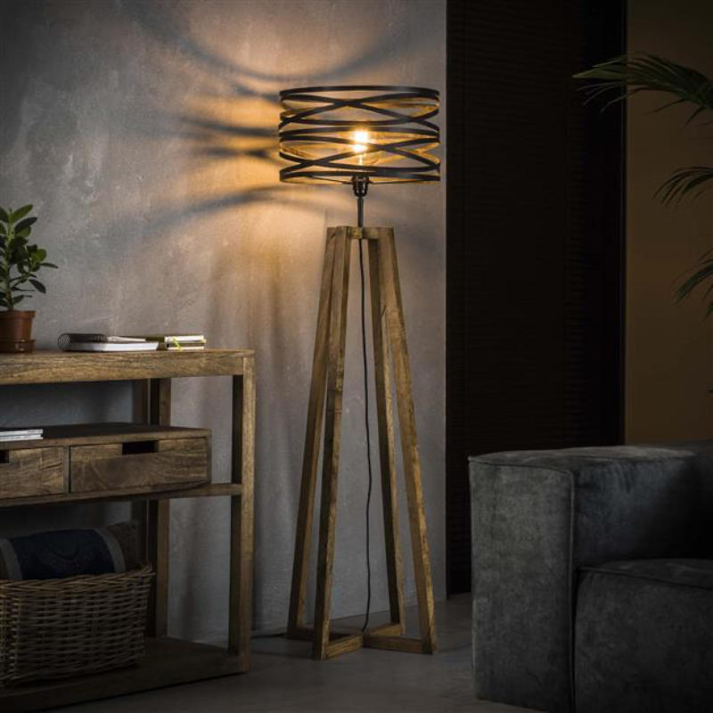 Vloerlamp categorieën 29 Houten vloerlamp