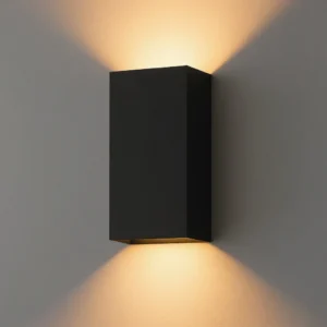 Highlight Wandlamp W363601 Eros Up Down H=18cm 2xGU10 Zwart